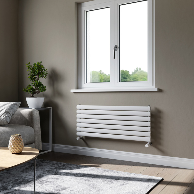 Ximax Bristol Single Horizontal Designer Radiator 410 x 1000mm 1543Btu White