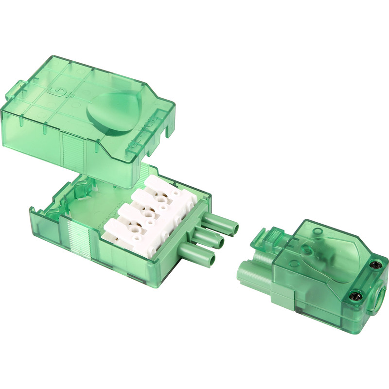 Screwless Terminal Push-on Mains Connector GL-MCSL 3 Way + Loop