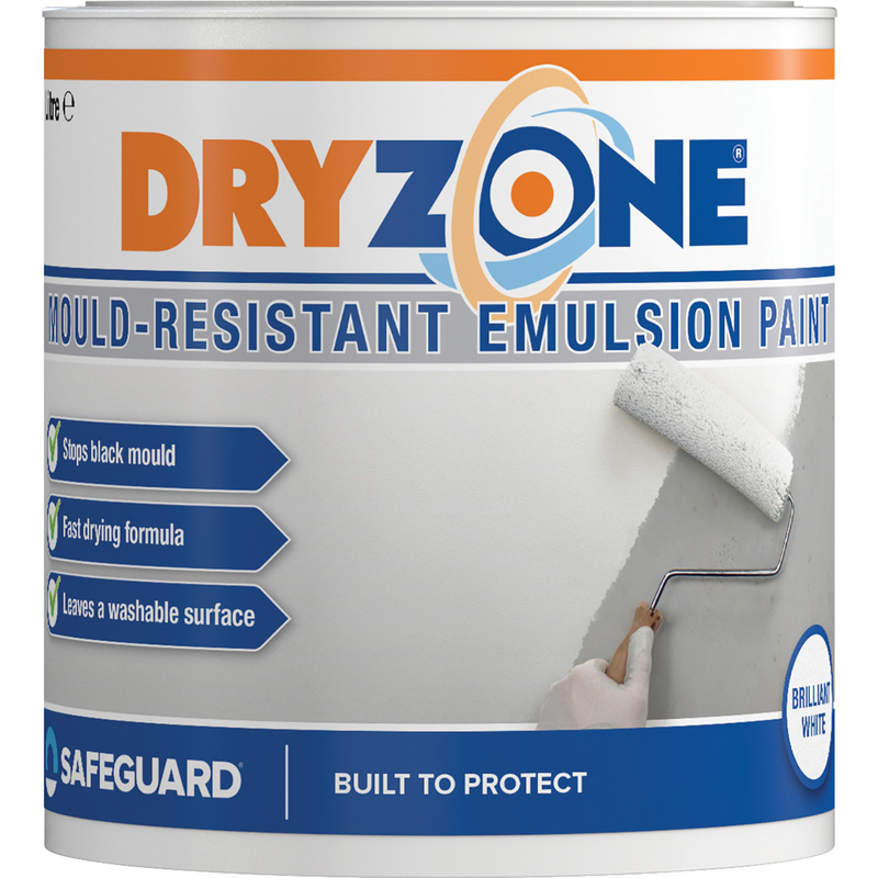 Dryzone Anti-Mould Emulsion Paint 1L White