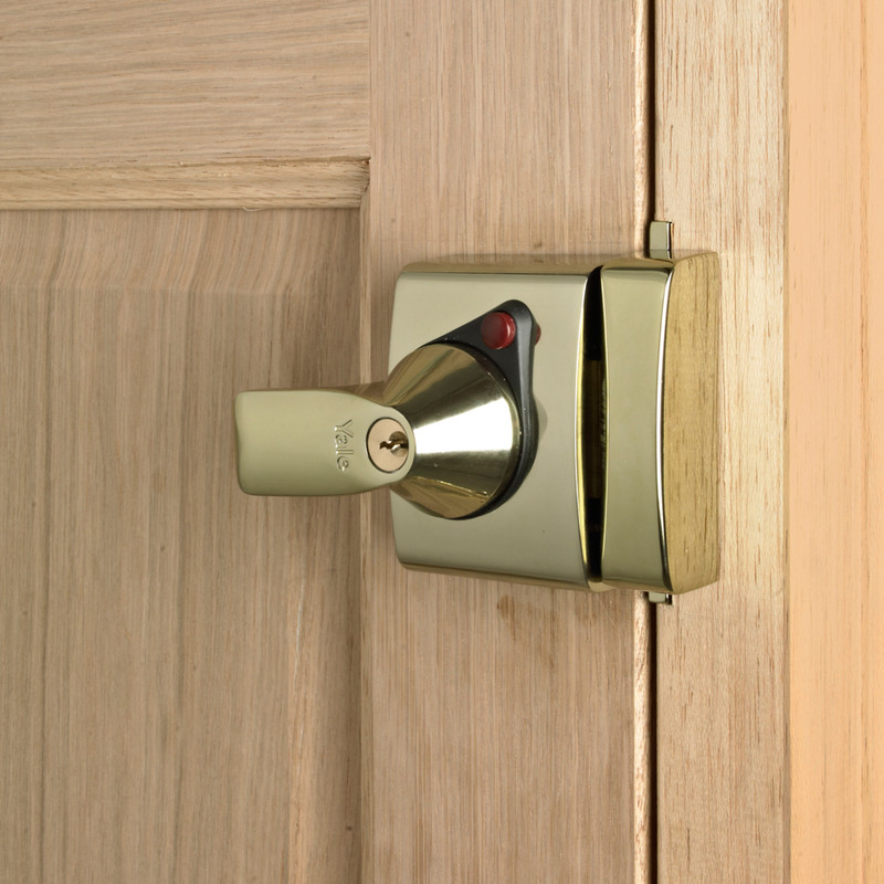 Yale BS Max Security Nightlatch Brass Narrow