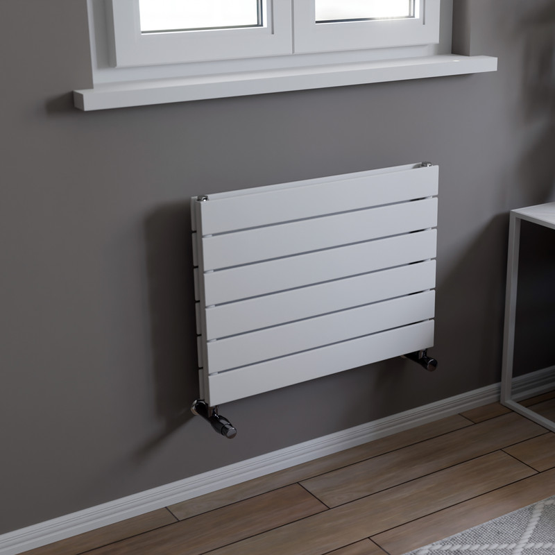 Ximax Oxford Duo Horizontal Designer Radiator 445 x 600mm 1560Btu White