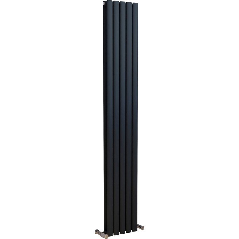 Ximax Bristol Designer Radiator 1800 x 294mm 2962Btu Double Anthracite