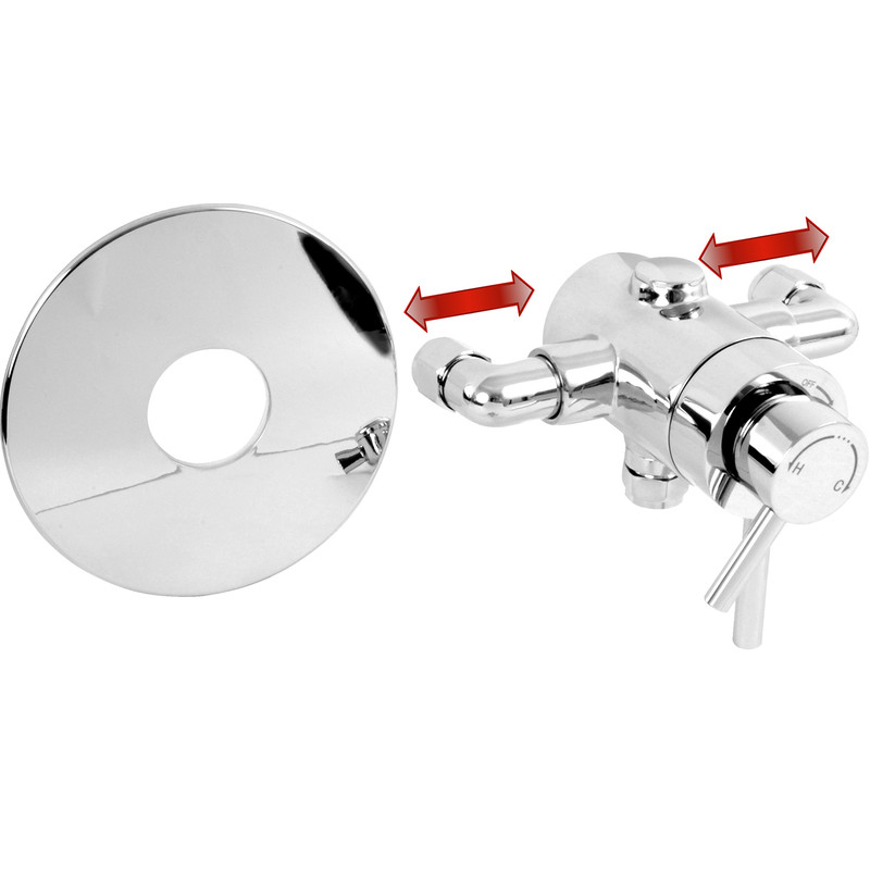 Exposed / Concealed Dual Control Thermostatic Mixer Shower Valve