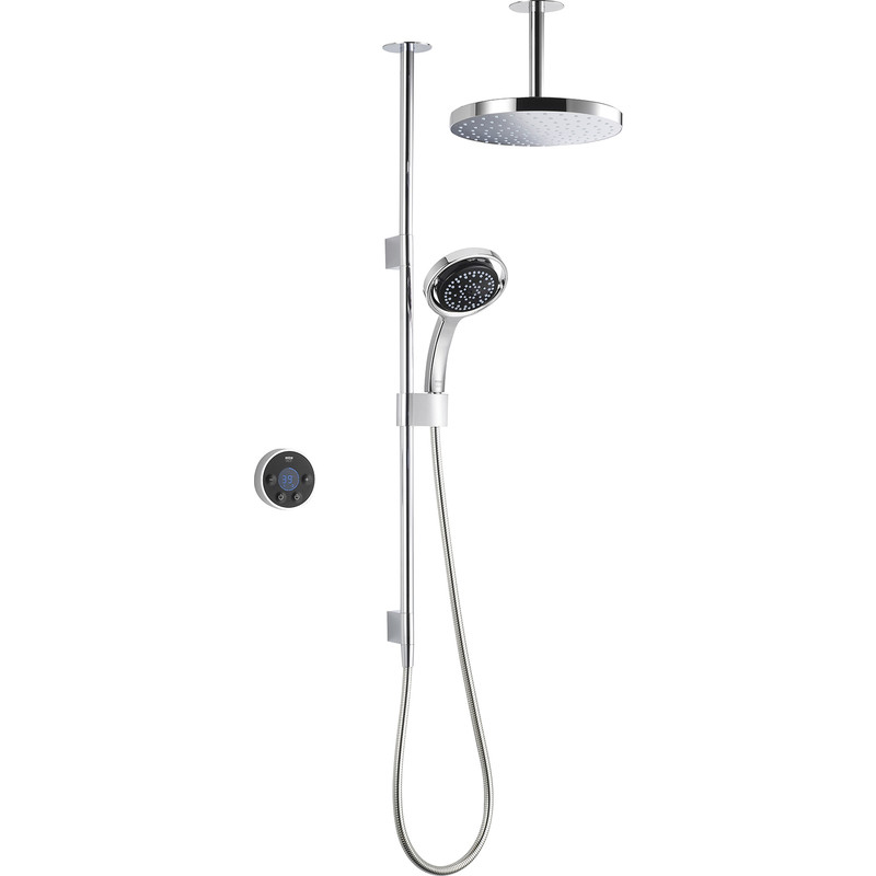 Mira Platinum Dual Thermostatic Digital Mixer Shower Pumped Ceiling Fed