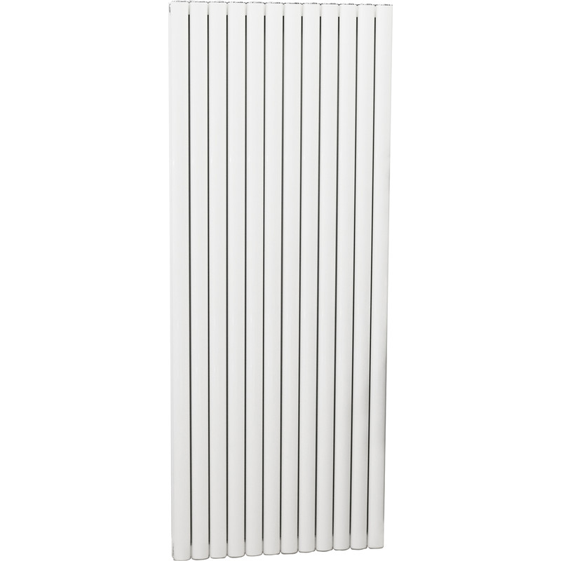 Ultraheat Visage Vertical Designer Radiator 2000 x 145mm Btu 2015 White Aluminium