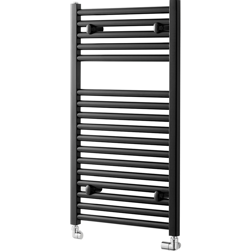 Towelrads Pisa Black Straight Towel Radiator 800 x 400 1078Btu
