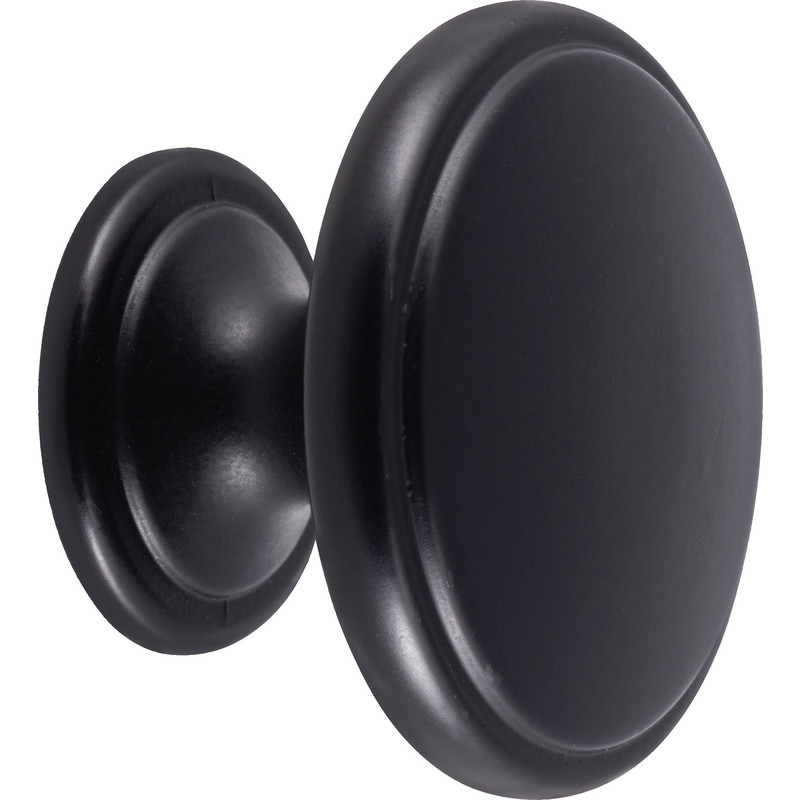 Carlisle Brass Oxford Knob 38mm Matt Black