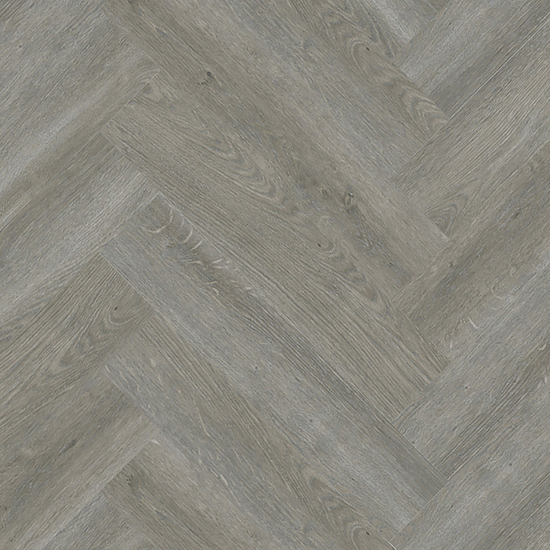 Kraus Rigid Core Luxury Vinyl Tiles Harpsden Grey Herringbone 2.34m2