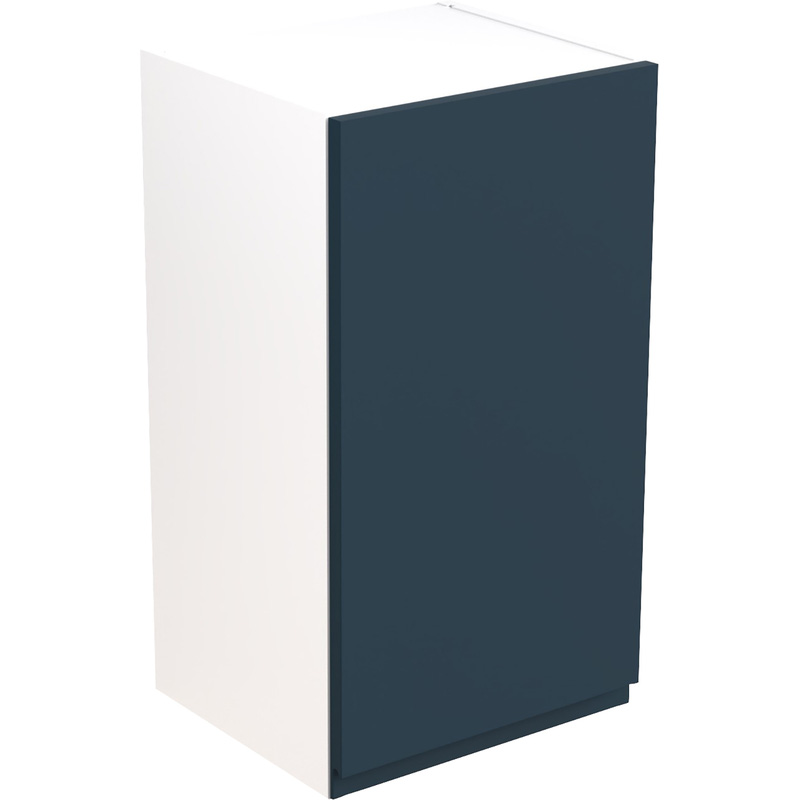 Kitchen Kit Flatpack J-Pull Kitchen Cabinet Wall Unit Ultra Matt Indigo Blue 400mm