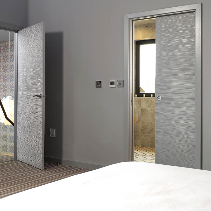 White Ripple Internal Door 35 x 1981 x 610mm