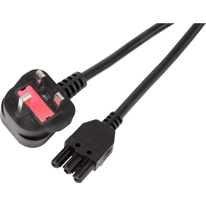 Desktop / Under Desk Unit  3 Pin Power Cable 3m