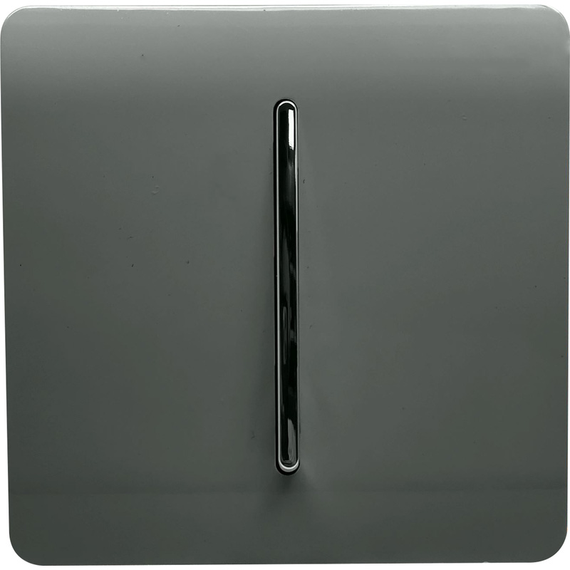 Trendiswitch Charcoal 1 Gang 2 Way 10 Amp Switch 1 Gang 2 Way