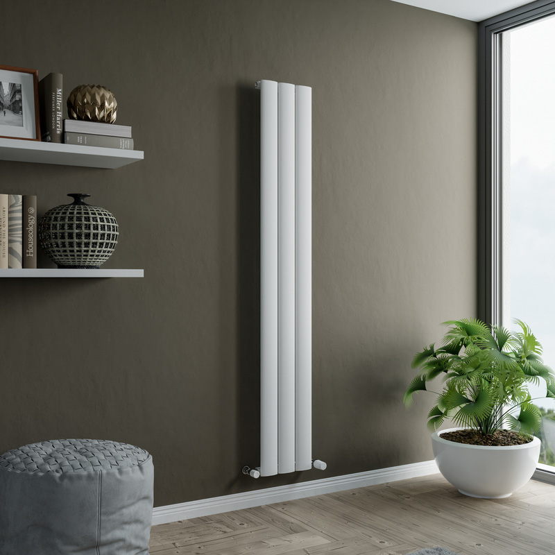 Ximax Bolton Aluminium Designer Radiator 1800 x 280mm 2164Btu White