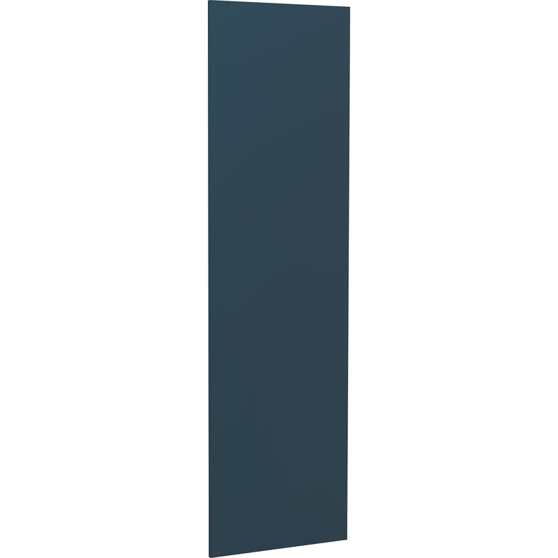 Kitchen Kit Flatpack J-Pull Kitchen Cabinet Larder End Ultra Matt Indigo Blue 2150mm
