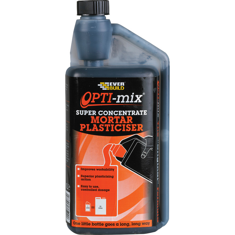 Everbuild Opti-Mix Super Concentrate Mortar Plasticiser 1L
