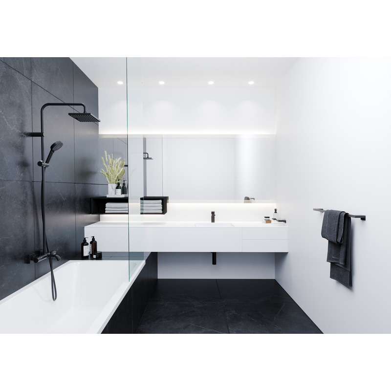 Hansgrohe Vernis Shape Taps Matt Black Basin Mixer