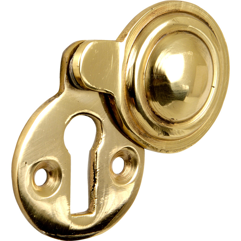 Victorian Covered Escutcheon Brass