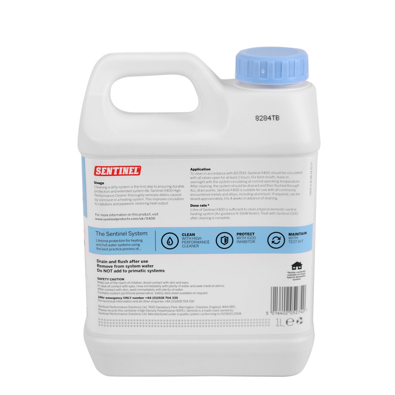 Sentinel X400 Sludge Remover 1L