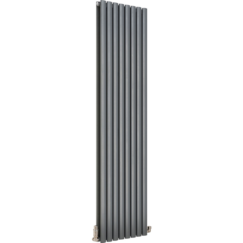 Ximax Bristol Designer Radiator 1800 x 236mm 2369Btu Double Anthracite