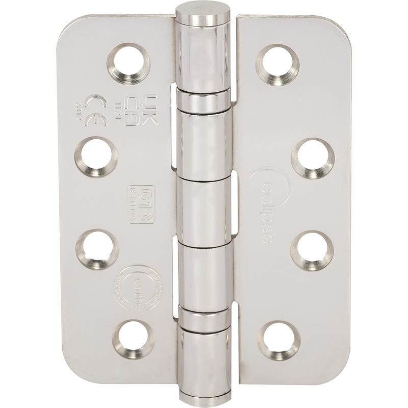 Grade 13 Ball Bearing Radius Hinge Polished