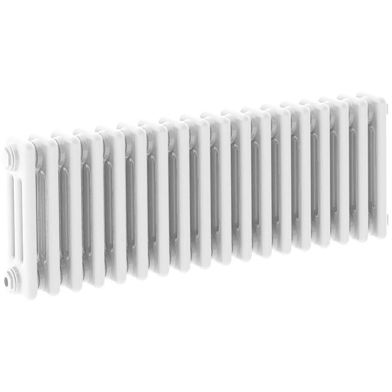 Arlberg 3-Column Horizontal Radiator 300 x 854mm 1962Btu White