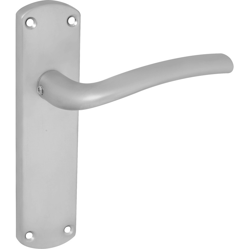 Serozzetta Cuatro Door Handles Latch Satin Chrome