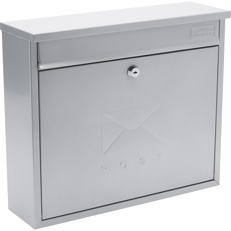 Burg-Wachter Elegance Post Box Silver