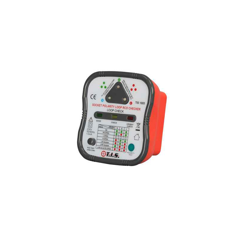 TIS Socket Tester With Loop & RCD Check
