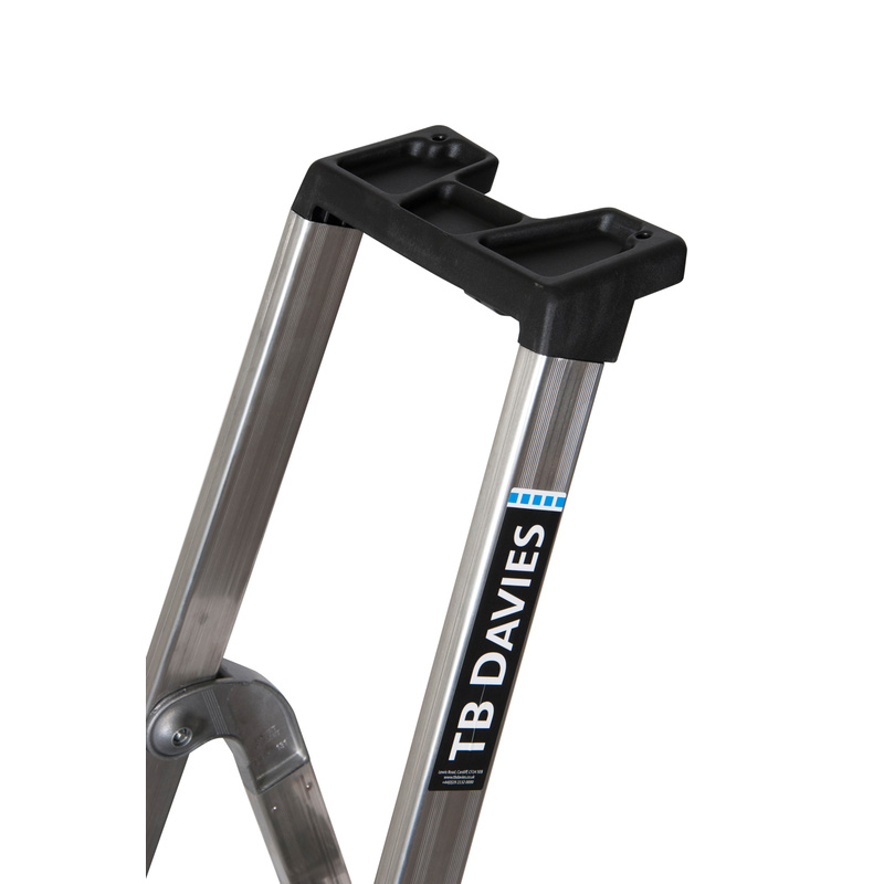 TB Davies Industrial Platform Step Ladder 12 Tread SWH 4.2m