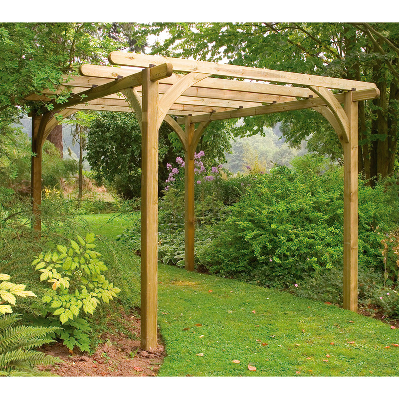 Forest Garden Ultima Pergola 280cm (h) x 240cm (w) x 240cm (d)