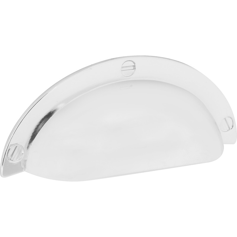 Shell Pull Handle Polished Chrome