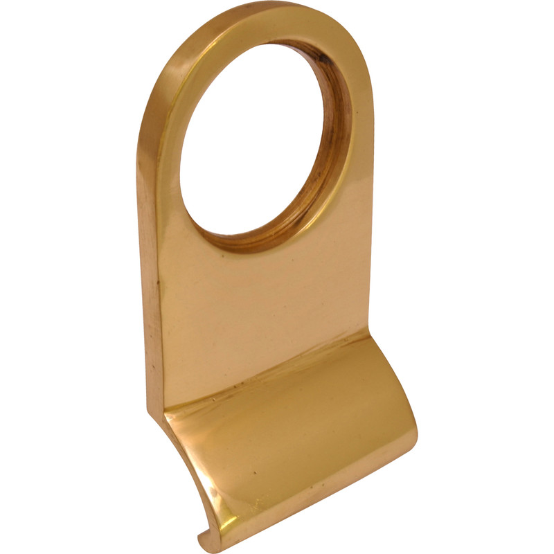 Cylinder Pull Polished Brass