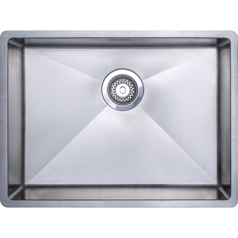 Stainless Steel Large Single Bowl Kitchen Sink 590 x 440 x 190mm