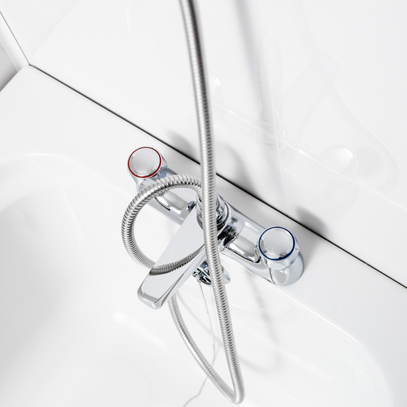 Ebb + Flo Contract Taps Bath Shower Mixer