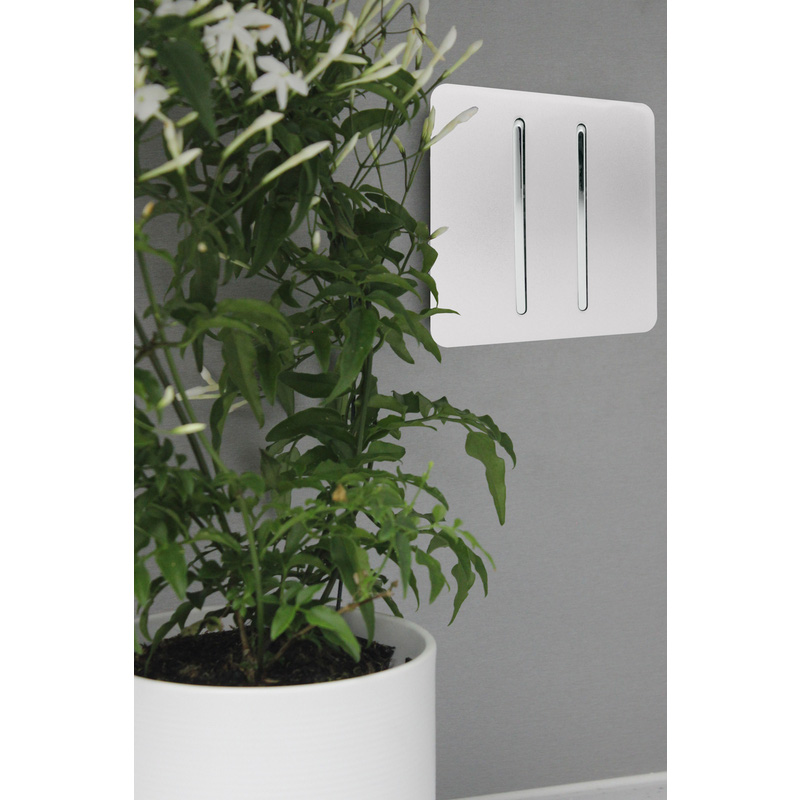 Trendiswitch White 2 Gang 2 Way 10 Amp Switch 2 Gang 2 Way