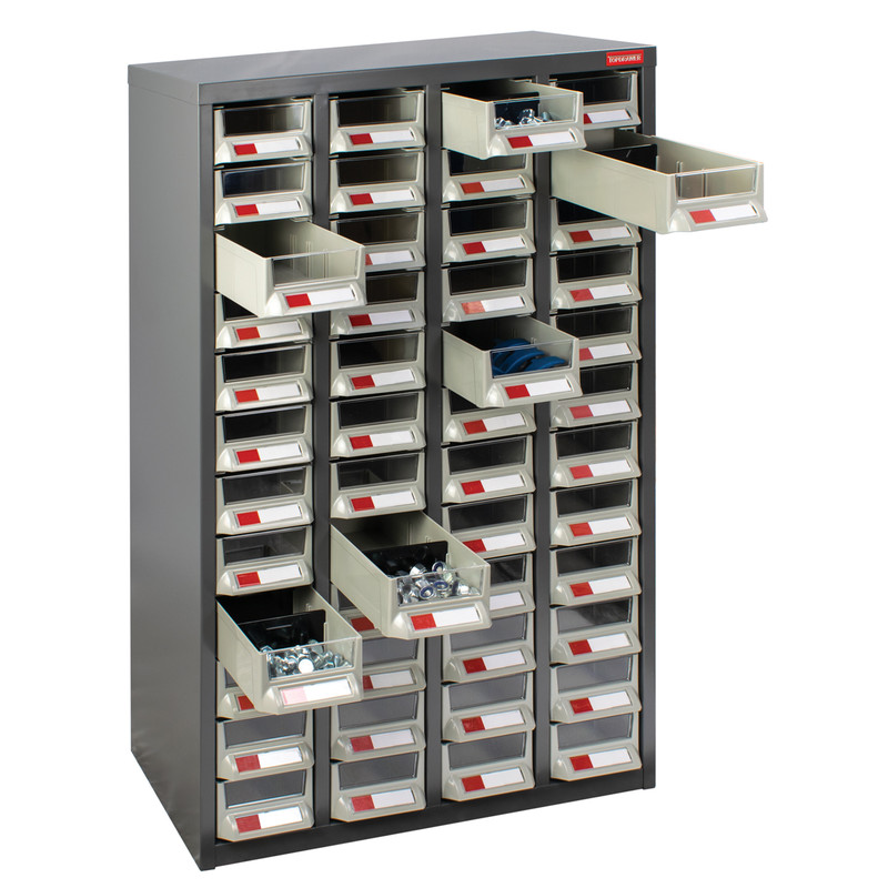 Small Parts Steel Cabinet without Doors 48 Drawers - 937 x 586 x 222mm