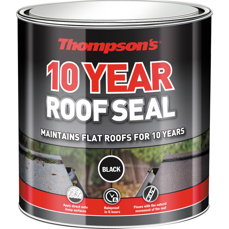Thompsons 10 Year Roof Seal Black 4L