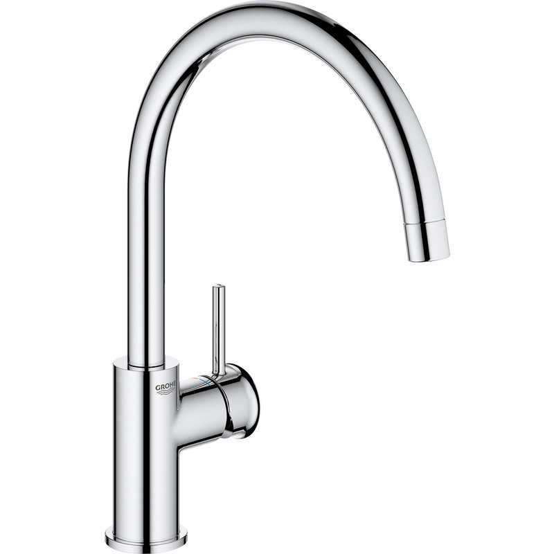 Grohe BauClassic Mono Mixer Kitchen Tap