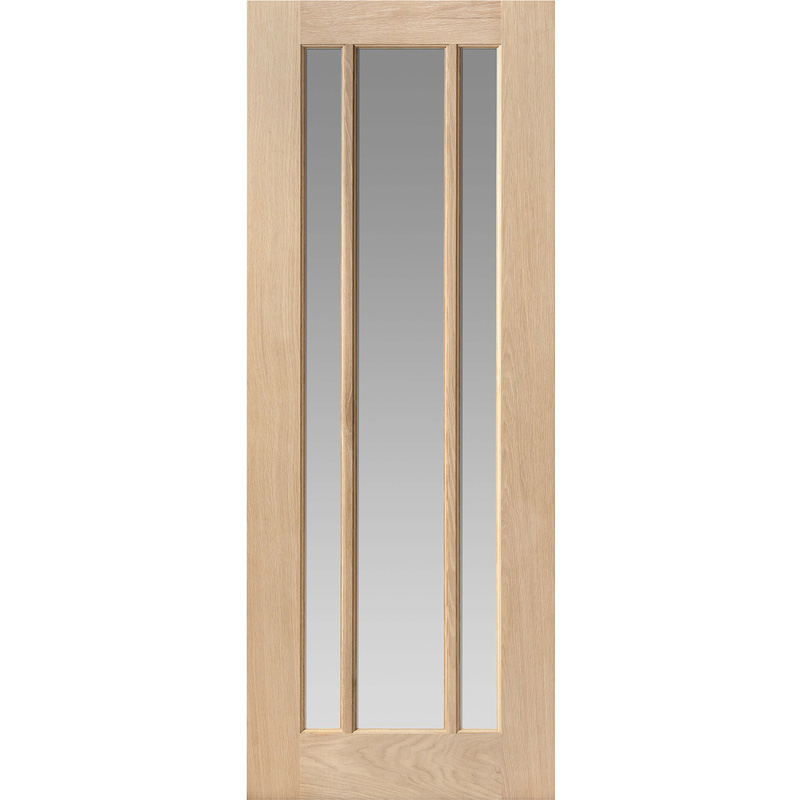 Darwen Oak Glazed Internal Door Unfinished 40 x 2040 x 726mm