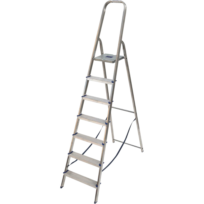 TB Davies Light Duty Platform Step Ladder 7 Tread SWH 3.1m