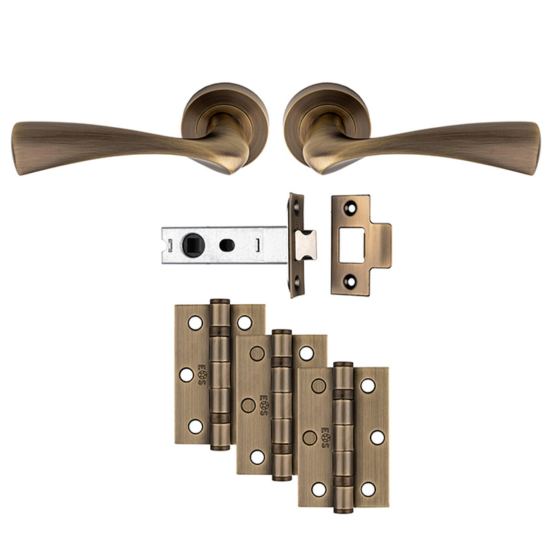 Carlisle Brass Sintra Door & Latch Pack Antique Brass