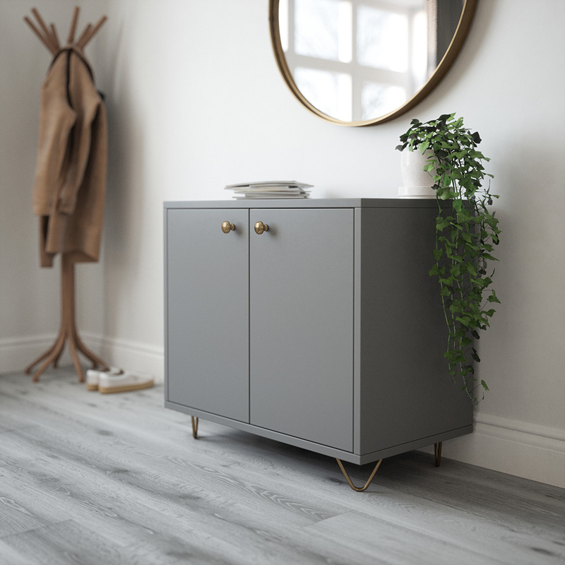 Rothley 2-Pin Hairpin Leg 100mm Antique Brass