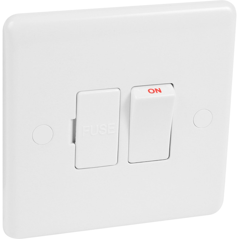 Wessex White Fused Spur Switched + Flex