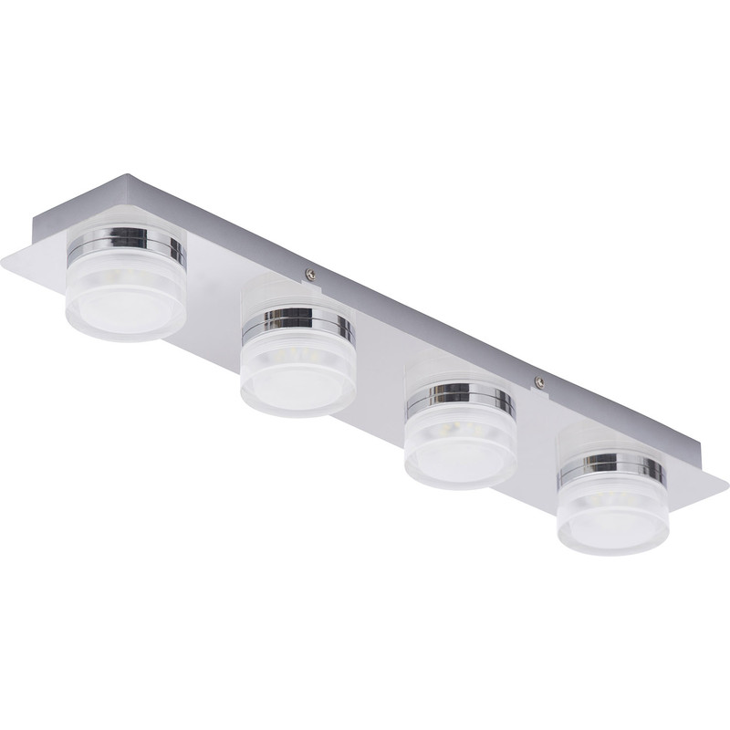 Spa Amalfi 4 Light Bar Flush Light IP44 Chrome