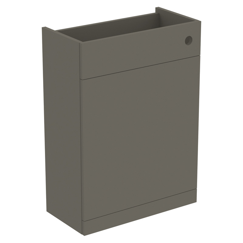 Ideal Standard i.life A Matt Quartz Grey WC Unit and Worktop with Wall Hung Toilet and Soft Close Seat 600mm