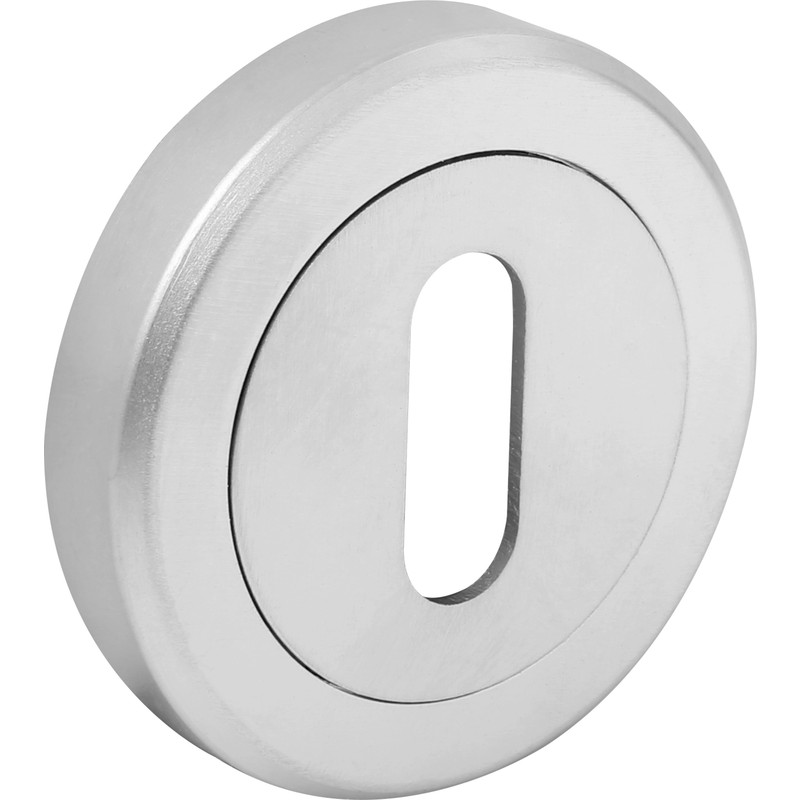 Serozzetta Escutcheon - Standard Profile Satin Chrome