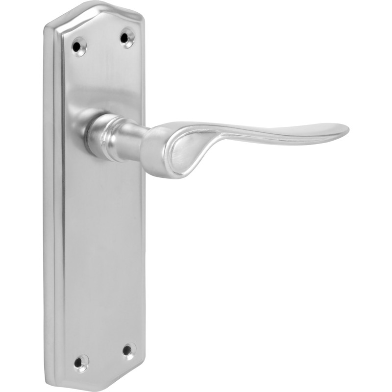 Salvesen Door Handles Latch Satin