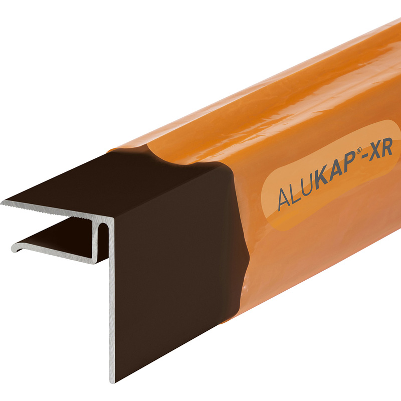 Alukap-XR Sheet End Stop Bar for Axiome Sheets 10mm x 4.8m Brown