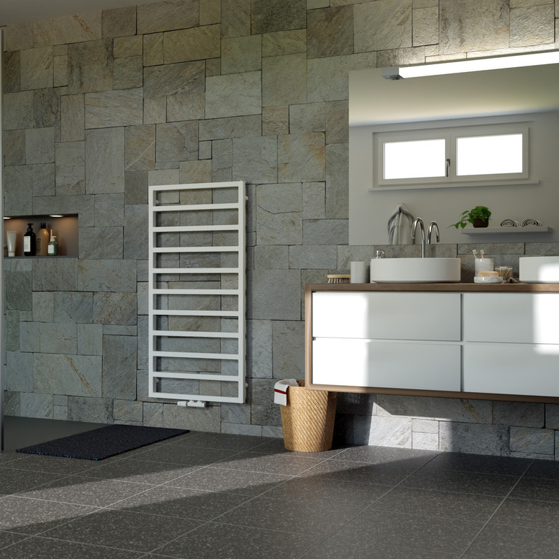 Ximax Kensington Designer Towel Radiator 1230 x 600mm 1884Btu White