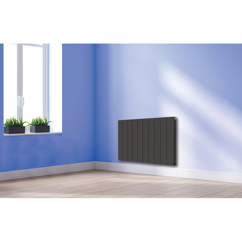 Towelrads Ascot Double Panel Designer Radiator Anthracite 600  x 1022mm
